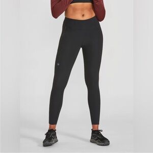 Janji Groundwork Full Length Running Tights Leggings Black Women’s Size Small